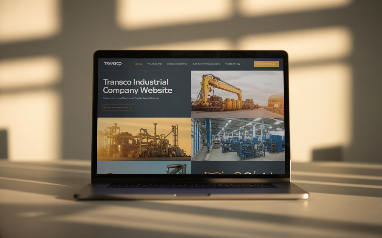 Transco Industries — Web Design project by Xirasol Creative